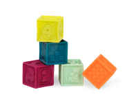 B-TOYS Kostky One Two Squeeze