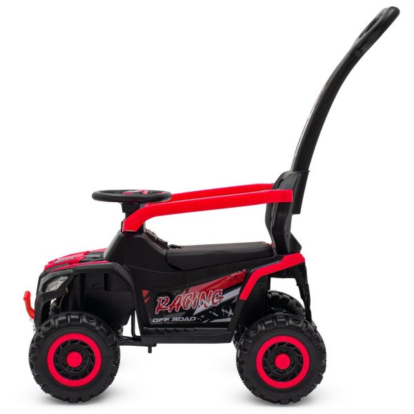 BABY MIX Dětské elektrické odrážedlo Ruggy s vodící tyčí