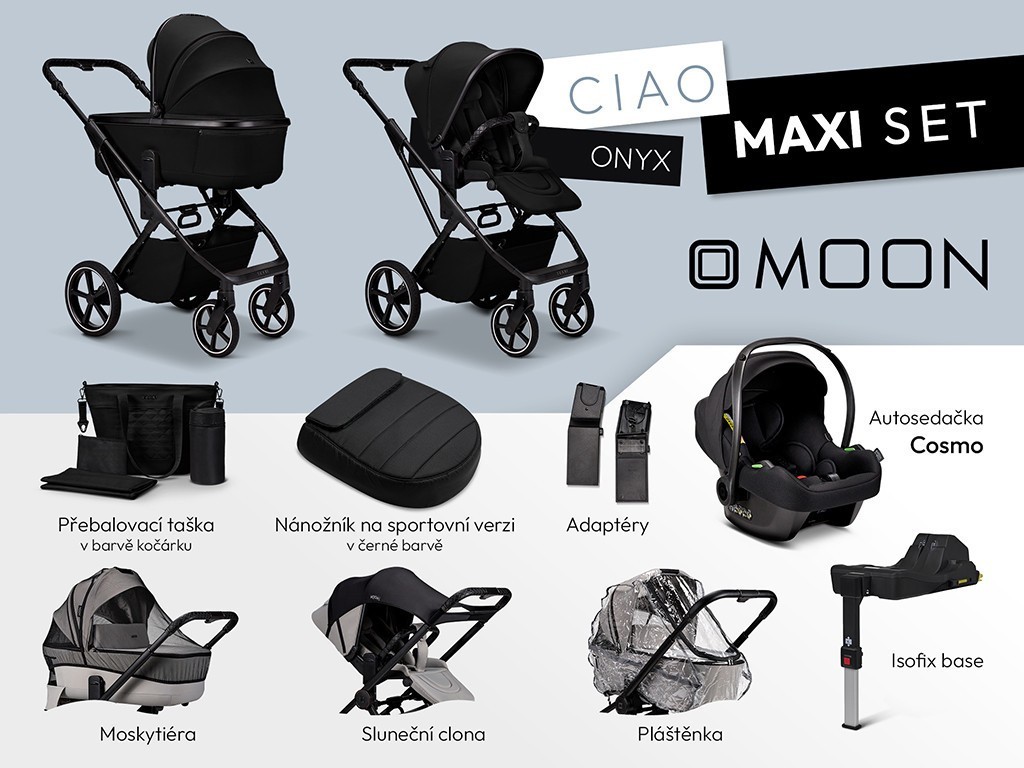 MOON CIAO MAXI set - Onyx