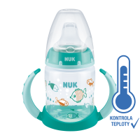 NUK FC lahvička na učení s kontrolou teploty, 150 ml