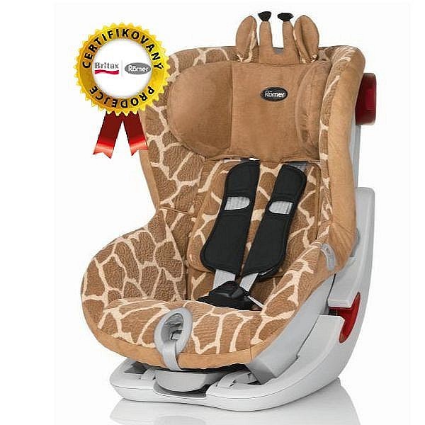 Autosedačka RÖMER KING II ATS, 2015 Big Giraffe, hnědo-bílá
