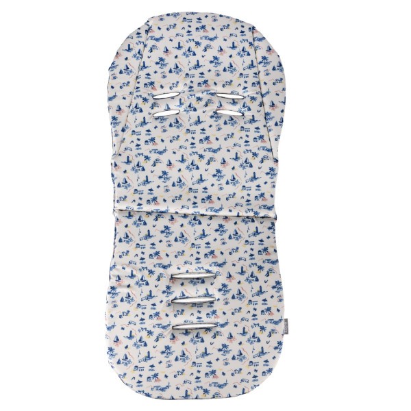 Vložka do kočárku z paměťové pěny Comfort, Sailor Blue