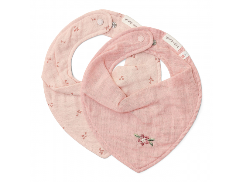 LITTLE DUTCH Bryndáček bandana 2 ks Pure - Pure Blossom