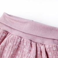 LITTLE ANGEL Šortky tenké harémky - starorůžová kytičky