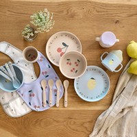 LÄSSIG Nádobí Dish Set PP/Cellulose Happy Fruits