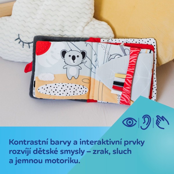 CANPOL BABIES Senzorická knížka PANDA BabiesBoo