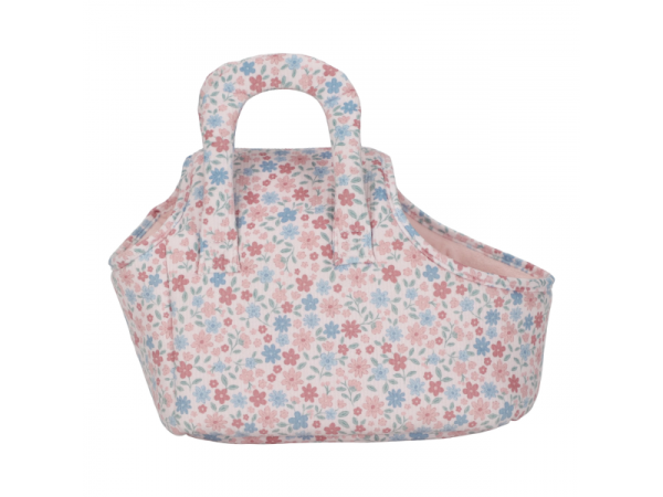 LITTLE DUTCH Kočička plyšová Marley v kabelce Soft Flowers