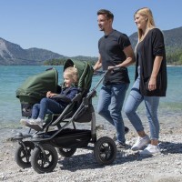 Sportovní kočárek TFK Duo stroller - air wheel glow in the dark