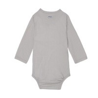 LODGER Romper LS Seersucker Steel