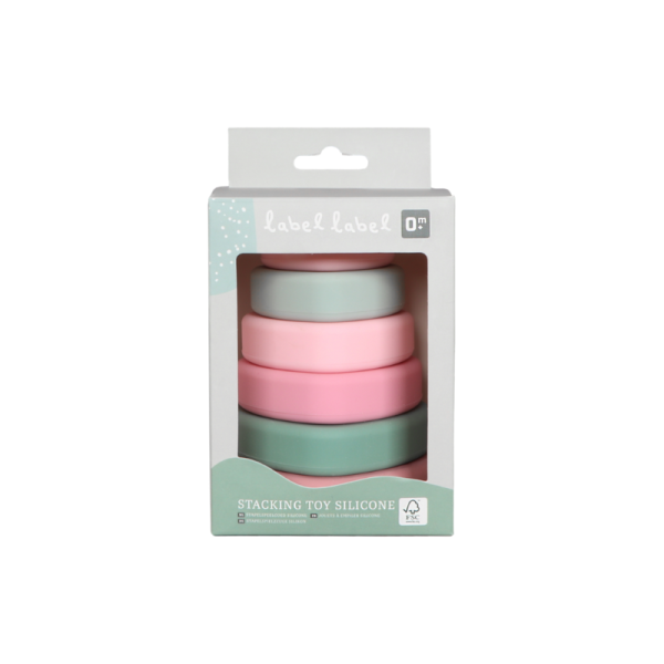 Label Label Silikonová stohovací věž Kroužky