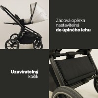 ZOPA Set kočárek Move Cross 5 + hluboká korba  Move XL 5 + autosedačka XM dle vlastního výběru + báze