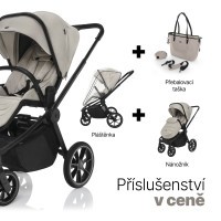 ZOPA Set kočárek Move Cross 5 + hluboká korba  Move XL 5 + autosedačka XM dle vlastního výběru + báze