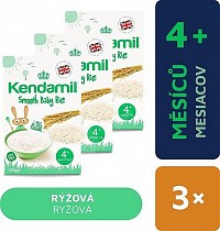 3x Kendamil Jemná dětská rýžová kaše (100g)