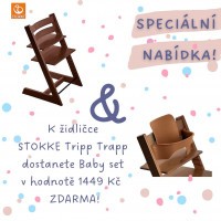 AKČNÍ SET Stokke® Tripp Trapp® židlička + Baby Set