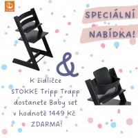 AKČNÍ SET Stokke® Tripp Trapp® židlička + Baby Set AKČNÍ SET Stokke® Tripp Trapp® židlička + Baby Set