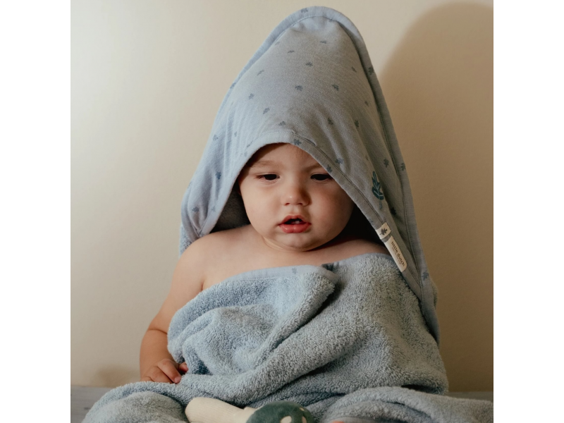 LITTLE DUTCH Osuška s kapucí 100x100 cm Pure