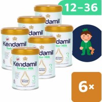 6x Kendamil batolecí mléko 3 DHA+