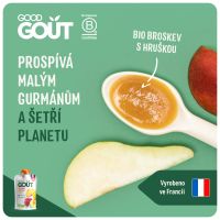 Good Gout BIO Broskev s hruškou (120 g)