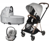 Kočárek CYBEX Set Mios Seat Pack Fashion Koi 2020 včetně autosedačky, podvozek Mios