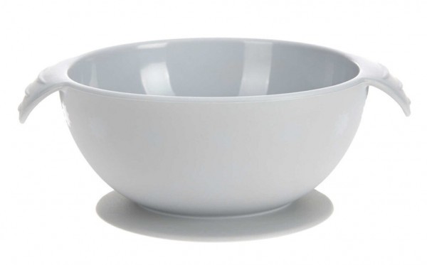 Miska Lassig Bowl Silicone grey with suction pad