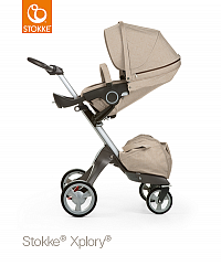 Stokke® Sportovní sedačka Xplory®, Crusi™ , Trailz™  Beige Mélange