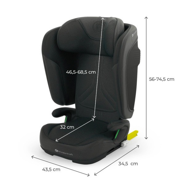 KINDERKRAFT Autosedačka skládací Unity 2 I-Size (100-150 cm)