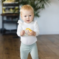 BABYONO Chrastítko s kousátkem Lion 0m+