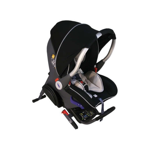 Autosedačka Klippan Dinofix Black/Grey