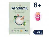 Kendamil Mléčná kaše s brokolicí, květákem a rajčaty (150 g)