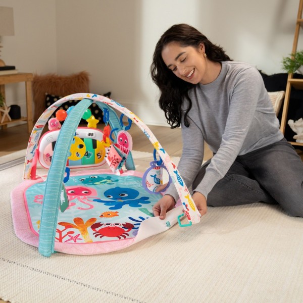 BABY EINSTEIN Deka na hraní s aktivitami 4v1 Kickin' Tunes™ Jellyfish Jamboree™ 0m+
