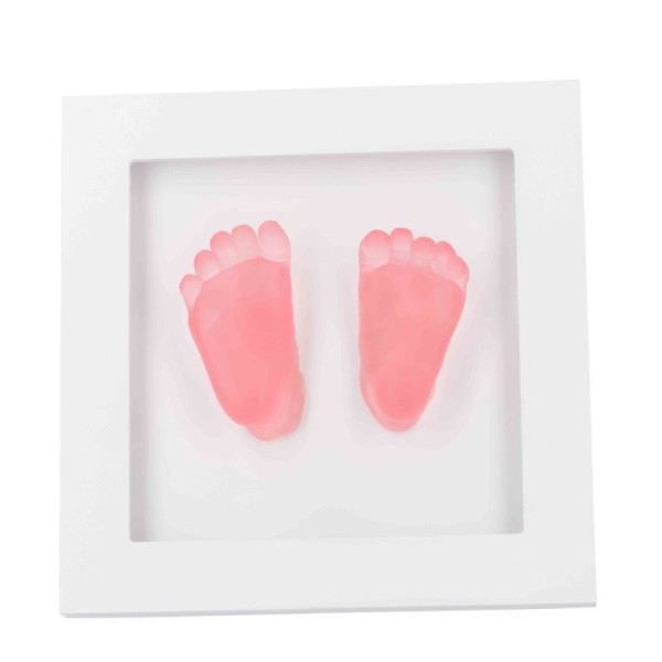 DOOKY Crystal Memories DeLuxe 3D Frame Handprint & Footprint