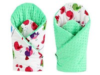 Luxusní zavinovačka MINKY BABY - oboustranná Ptáčci barevní
