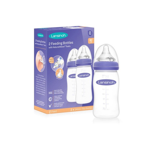 LANSINOH Lahev kojenecká s NaturalWaveTM savičkou (S) 160 ml