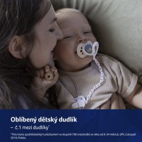 LOVI Dudlík svítící silikonový dynamický  NIGHT&DAY 0-6m 2ks