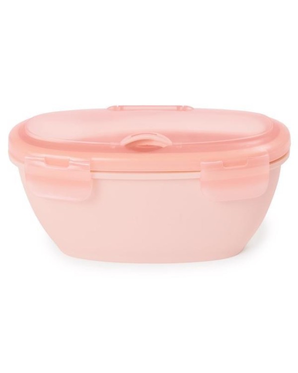 SKIP HOP Miska s lžičkou v ochranném pouzdře Easy Serve 240 ml, 3 m+