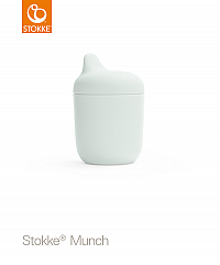 Stokke™ Munch Essentials Soft Mint talíř, příbor a hrníček