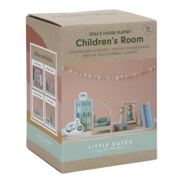 LITTLE DUTCH Set do domečku Dětský pokoj, 12 ks