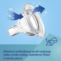 CANPOL BABIES Antikoliková lahev EasyStart MOUNTAINS 240ml