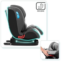 Autosedačka Kinderkraft Vado Isofix 0-25kg grey 2020