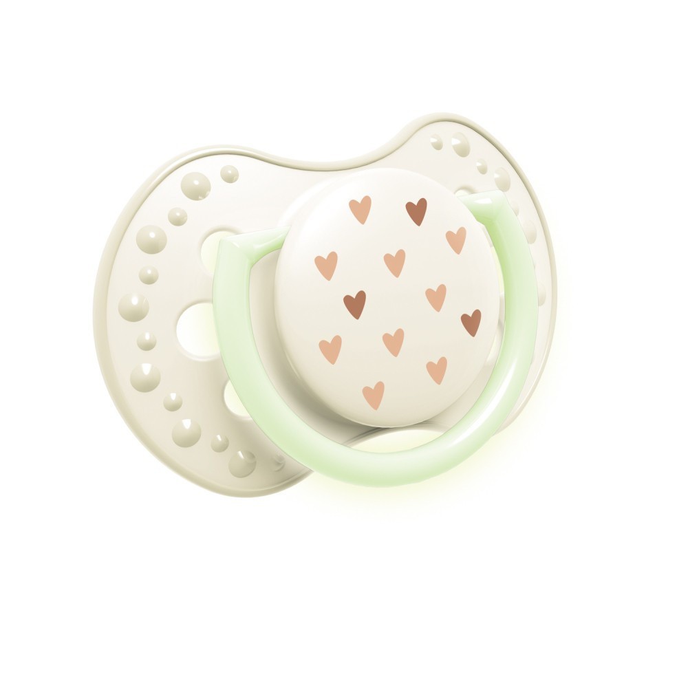 LOVI Dudlík svítící silikonový dynamický TEDDY LOVE  0-6m 2ks