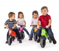 Odrážedlo FUNNY WHEELS Rider Sport modré 2v1, výška sedla 28/30cm nosnost 25kg 18m+ v sáčku