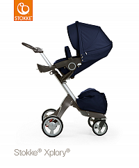 Stokke® Sportovní sedačka Xplory®, Crusi™ , Trailz™  Deep Blue