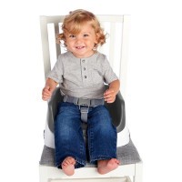 INGENUITY Podsedák na jídelní židli SmartClean Toddler - Slate 2r+, do 15 kg