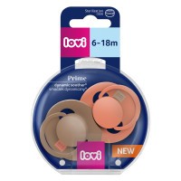 LOVI Dudlík silikonový dynamický PRIME 6-18m 2ks