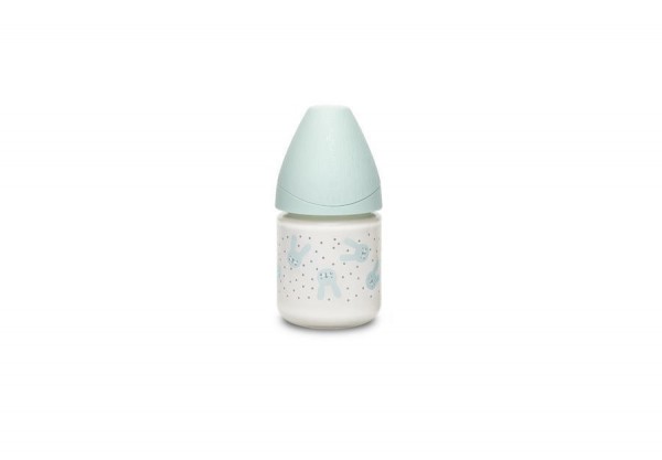 SUAVINEX Láhev SKLO 120 ml S HYGGE - ZELENÁ