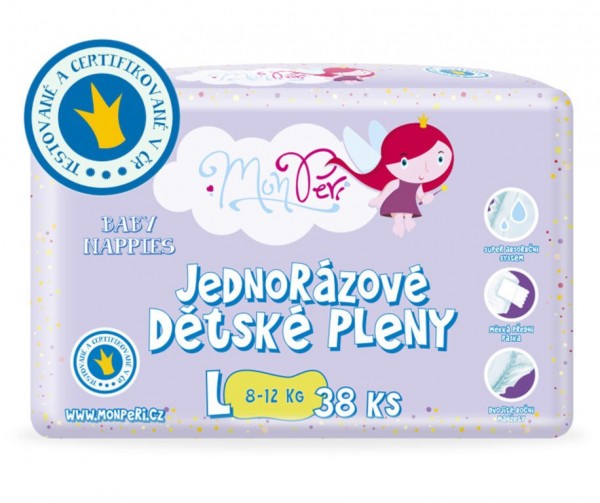 MonPeri Klasik Jednorázové dětské pleny