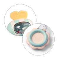 BABYONO Chrastítko s kousátkem 3m+ Bee