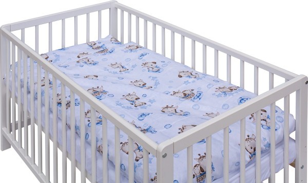 SCARLETT Dětská postýlka s kompletní výbavou Scarlett Fiki 120 x 60 cm