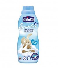 CHICCO Kapsle prací gelové Sensitive 16 ks + Aviváž konc. Květinové objetí 750 ml