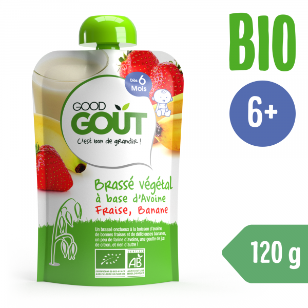 GOOD GOUT BIO JAHODA S BANÁNEM 120 G